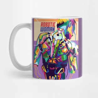 Robotic Woman Mug